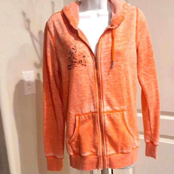 Roxy Tops - Roxy Coral Fleece Hoodie Large Soft